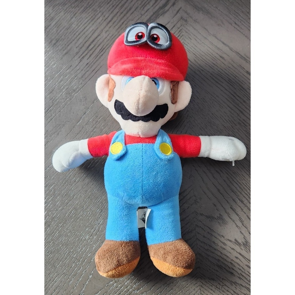 Nintendo Super Mario Odyssey Mario Plush with‎ Cappy Stuffed Toy Figure 21421
